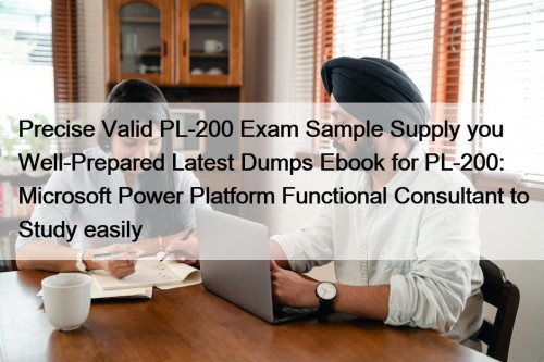 Precise Valid PL-200 Exam Sample Supply you Well-Prepared Latest Dumps Ebook for PL-200: Microsoft Power Platform Functional Consultant to Study easily